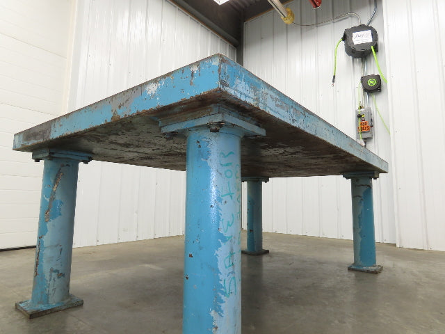 3" Top Steel Welding Layout Table 78x48" Fabrication Anti Splatter Work Bench