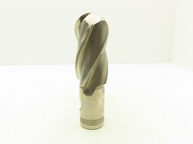 Putnam Tool P01035-1 4 Flute Coarse Rough Ball Nose End Mill 2.5" Dia x 5" Flute