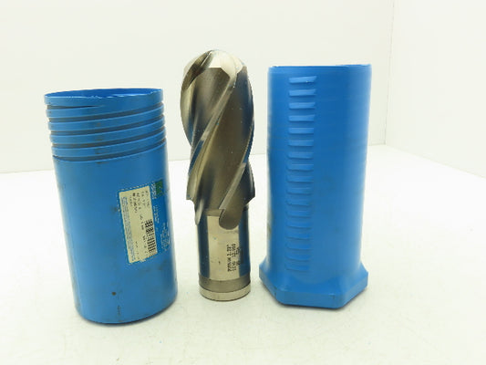 Putnam Tool P01035-1 4 Flute Coarse Rough Ball Nose End Mill 2.5" Dia x 5" Flute
