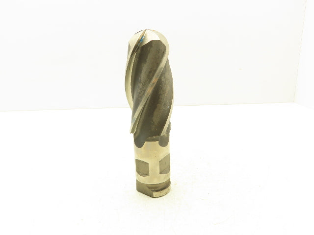 Putnam Tool P01035-1 4 Flute Coarse Rough Ball Nose End Mill 2.5" Dia x 5" Flute