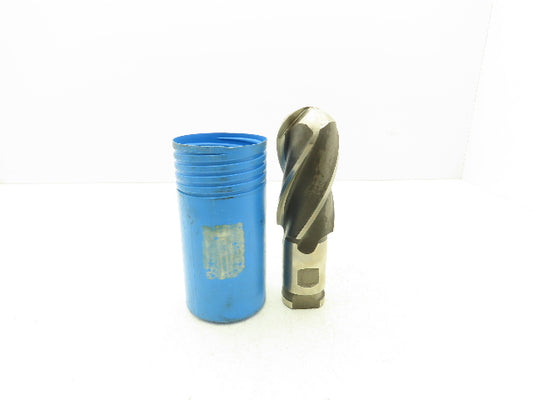 Putnam Tool P01035-1 4 Flute Coarse Rough Ball Nose End Mill 2.5" Dia x 5" Flute
