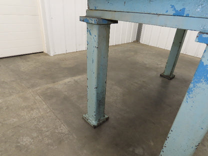 Vintage Precision Steel Welding Layout Table 70x35" Cast Iron 1-1/4" Thick Top