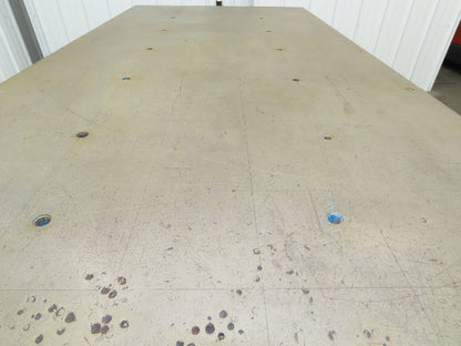 Vintage Precision Steel Welding Layout Table 70x35" Cast Iron 1-1/4" Thick Top