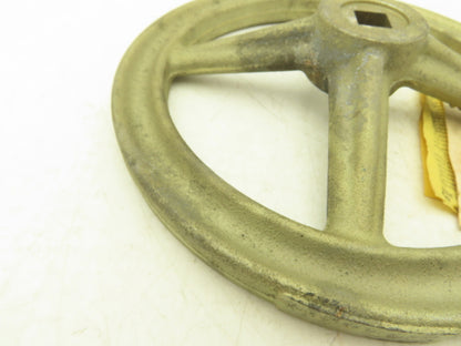 Hansen 50AW 1767C Hand Wheel Shut Off 10" 4 Spoke 5/8" Square Bore For Valves