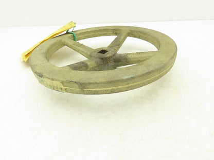 Hansen 50AW 1767C Hand Wheel Shut Off 10" 4 Spoke 5/8" Square Bore For Valves