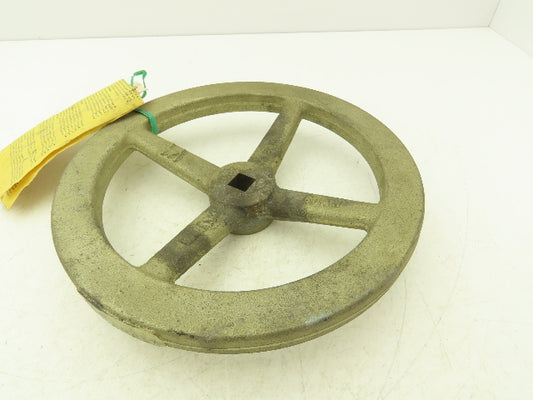 Hansen 50AW 1767C Hand Wheel Shut Off 10" 4 Spoke 5/8" Square Bore For Valves