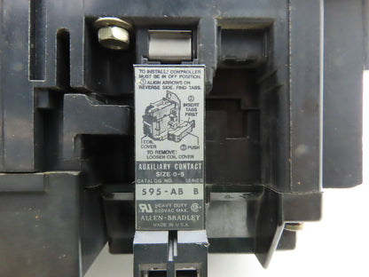 Allen Bradley Motor Starter 50Hp 575V 3Ph Removed From Reversing Motor Starter