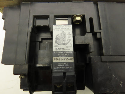 Allen Bradley Motor Starter 50Hp 575V 3Ph Removed From Reversing Motor Starter