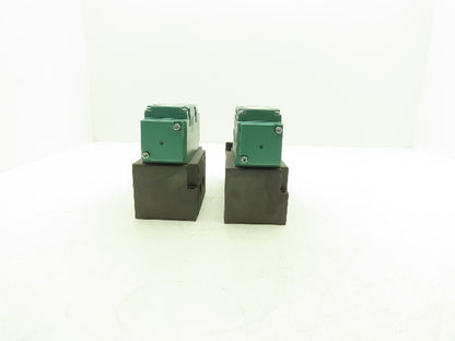 Numatics I34BA400MP14X61 Pneumatic Air Solenoid Valve 4/2 150psi 24VDC Lot of 2