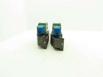 Numatics I34BA400MP14X61 Pneumatic Air Solenoid Valve 4/2 150psi 24VDC Lot of 2