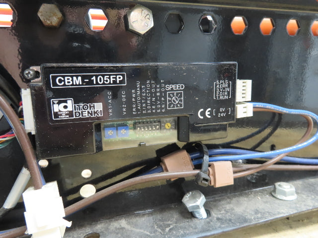 25"x 48" Power Roller Conveyor Air Lift Transfer Section 22"BF 24VDC Drive Cards