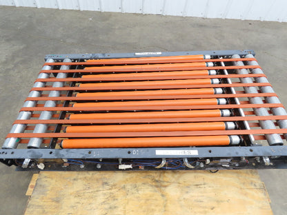 25"x 48" Power Roller Conveyor Air Lift Transfer Section 22"BF 24VDC Drive Cards