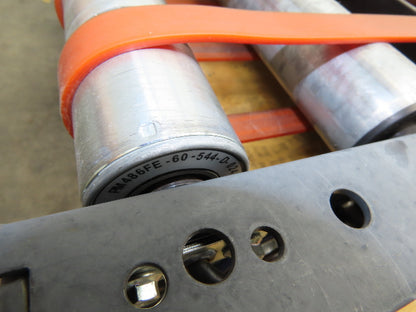 25"x 48" Power Roller Conveyor Air Lift Transfer Section 22"BF 24VDC Drive Cards