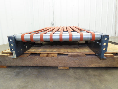 25"x 48" Power Roller Conveyor Air Lift Transfer Section 22"BF 24VDC Drive Cards
