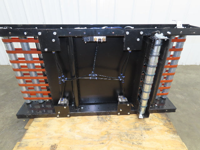 25"x 48" Power Roller Conveyor Air Lift Transfer Section 22"BF 24VDC Drive Cards