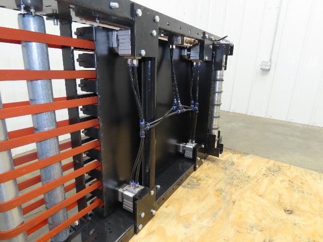 25"x 48" Power Roller Conveyor Air Lift Transfer Section 22"BF 24VDC Drive Cards