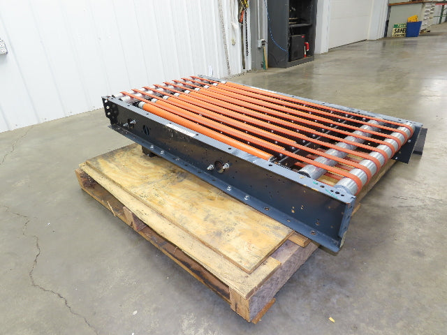 25"x 48" Power Roller Conveyor Air Lift Transfer Section 22"BF 24VDC Drive Cards