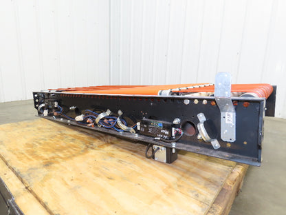 25"x 48" Power Roller Conveyor Air Lift Transfer Section 22"BF 24VDC Drive Cards