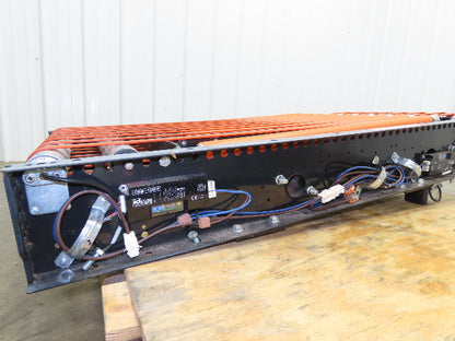 25"x 48" Power Roller Conveyor Air Lift Transfer Section 22"BF 24VDC Drive Cards