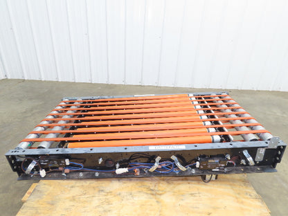 25"x 48" Power Roller Conveyor Air Lift Transfer Section 22"BF 24VDC Drive Cards