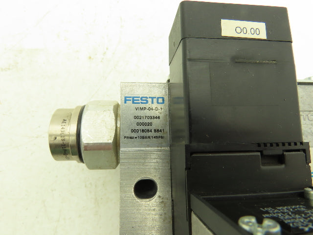 Festo VIMP-04-D-1 18084 Pneumatic Valve/Manifold Assembly 5/2 1200-2600 l/min