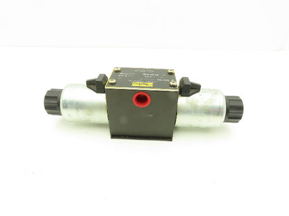 Parker D3W2CNJC4 Hydraulic Directional Control Solenoid Valve 3-Pos 24VDC D05