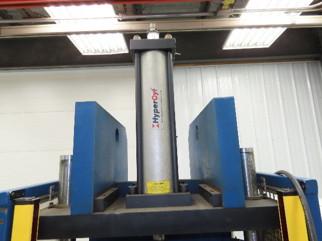 Hypercyl HPS20 Pneumatic Over Hydraulic 20 Ton Press 6" Stroke Punch Die C Frame