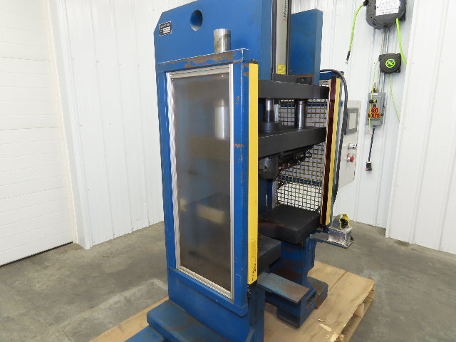 Hypercyl HPS20 Pneumatic Over Hydraulic 20 Ton Press 6" Stroke Punch Die C Frame