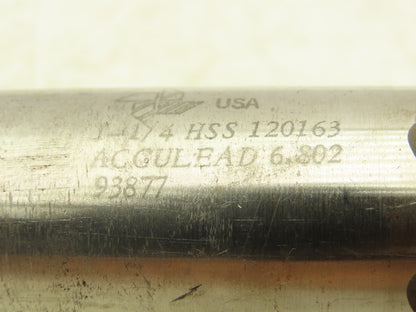 Brubaker Tool 93877 Acculead 6 Flute Coarse Pitch Rougher 1.25 DIA X 4" LOC