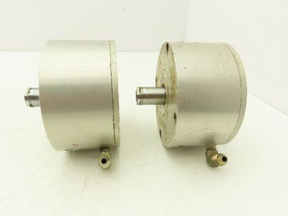 Fabco-Air C-721-X Pancake Line Round Air Cylinder 3"Bore 1"Stroke 250psi Lot (2)