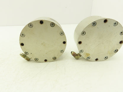 Fabco-Air C-721-X Pancake Line Round Air Cylinder 3"Bore 1"Stroke 250psi Lot (2)