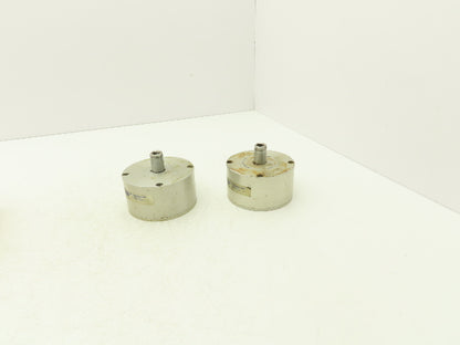 Fabco-Air C-721-X Pancake Line Round Air Cylinder 3"Bore 1"Stroke 250psi Lot (2)