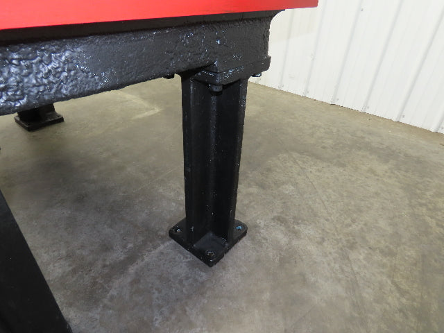 Vintage Precision 2-1/4" Steel Welding Layout Table 66x36" Cast Iron Wilton Vise