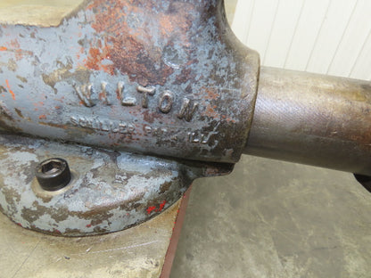 Vintage Precision 2-1/4" Steel Welding Layout Table 66x36" Cast Iron Wilton Vise