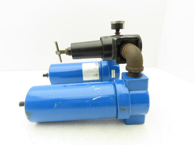 Parker HN3S-3PUA Finite Dual Compressed Air Filter & Regulator 3/4"NPT Aluminum