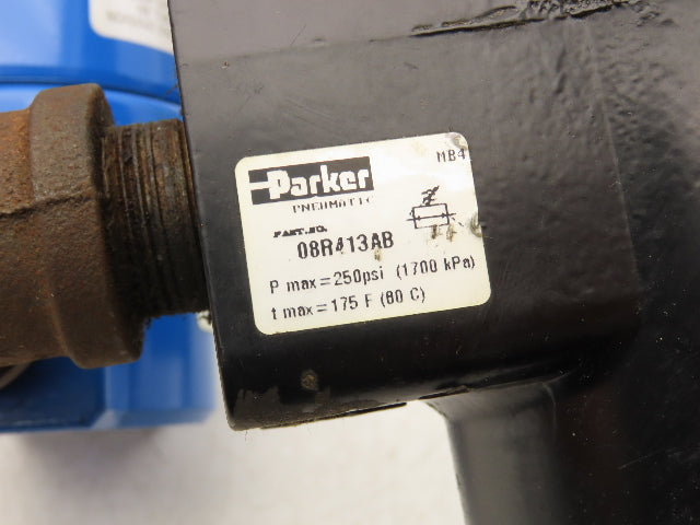 Parker HN3S-3PUA Finite Dual Compressed Air Filter & Regulator 3/4"NPT Aluminum