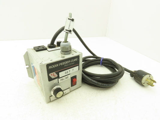 Rodix FC-40 Plus Feeder Cube Vibratory Feed Variable Speed Controller 15A 120V