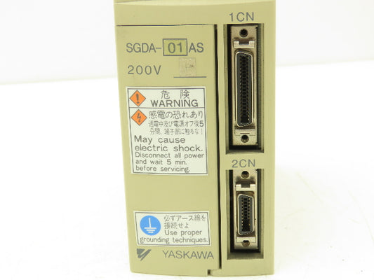 Yaskawa SGDA-01ASP AC Servopack 230V 100W Servo Drive Power Module 1Ph