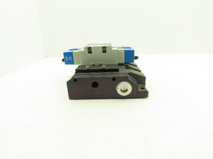 Numatics 01327P-MH20 Solenoid 2-Valve 3-Station Manifold Block w/DeviceNet