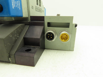 Numatics 01327P-MH20 Solenoid 2-Valve 3-Station Manifold Block w/DeviceNet