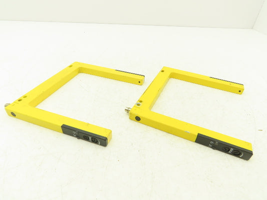 Banner SLM120P6Q Fork Slot Proximity Sensor Fixed-Distance 120mm Width  Lot of 2