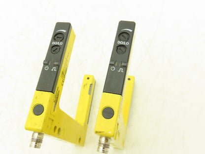 Banner SLM80P6Q Fork Slot Proximity Sensor Fixed-Distance 80mm Width  Lot of 2