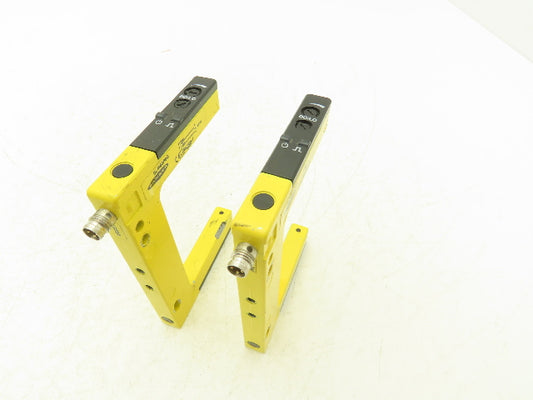 Banner SLM80P6Q Fork Slot Proximity Sensor Fixed-Distance 80mm Width  Lot of 2