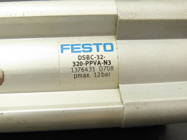 Festo DSBC-32-320-PPVA-N3 Pneumatic Air Cylinder 32mm Bore 320mm Stroke 174psi
