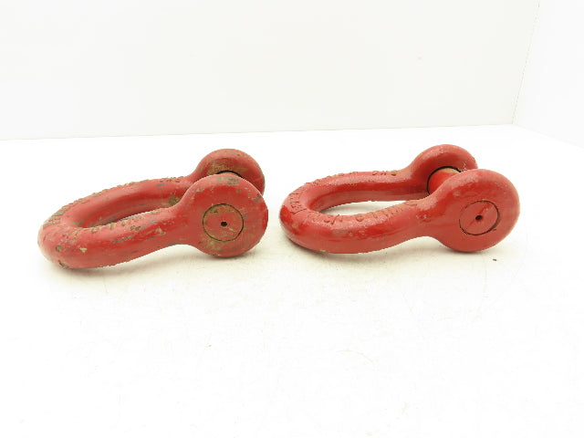 Crosby WLL9-1/2T Lifting Shackle with 1-1/4" Pin Lot of 2