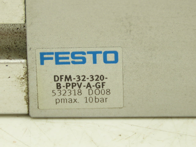 Festo DFM-32-320-B-PPV-A-GF Guided Air Cylinder Drive 32mm Bore 320mm Stroke