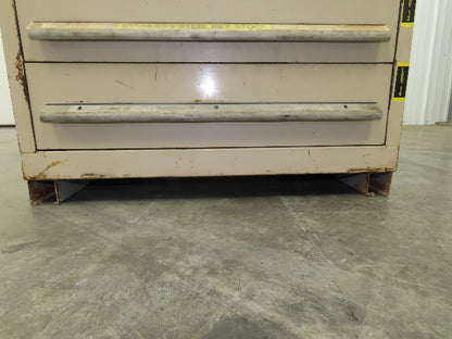 14 Drawer Industrial Tooling Storage Cabinet 30x29x61" Lyon Lista Vidmar Box