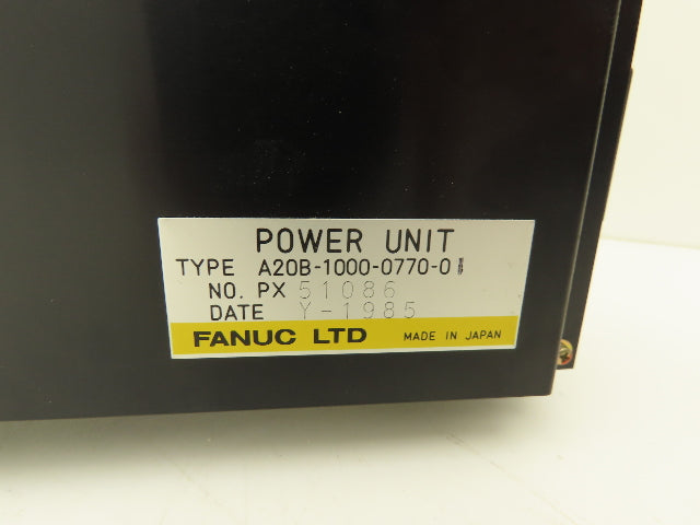 Fanuc A20B-1000-0770-0 Power Supply For Servo Amplifier For Mother Board