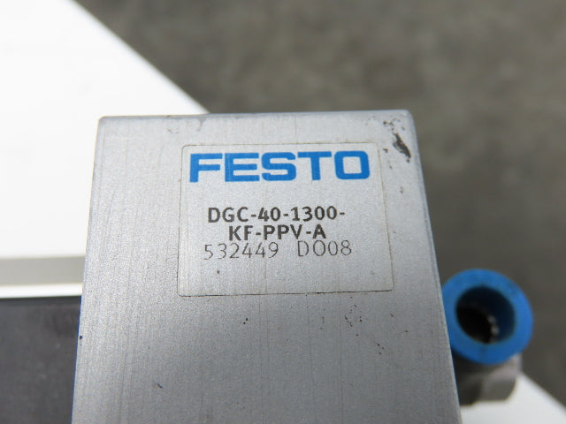 Festo DGC-40-1300-KF-PPV-A Pneumatic Linear Drive Slide Bearing 1300mm Stroke