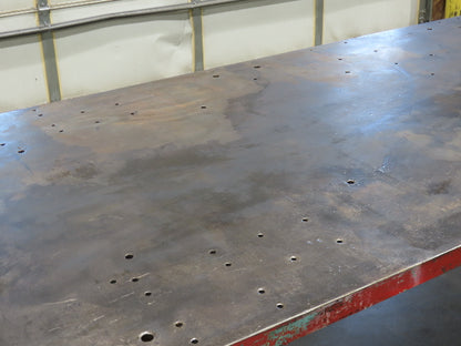 1-3/4" Thick Top Steel Fabrication Welding Layout Table Work Bench 128"x48"x34"